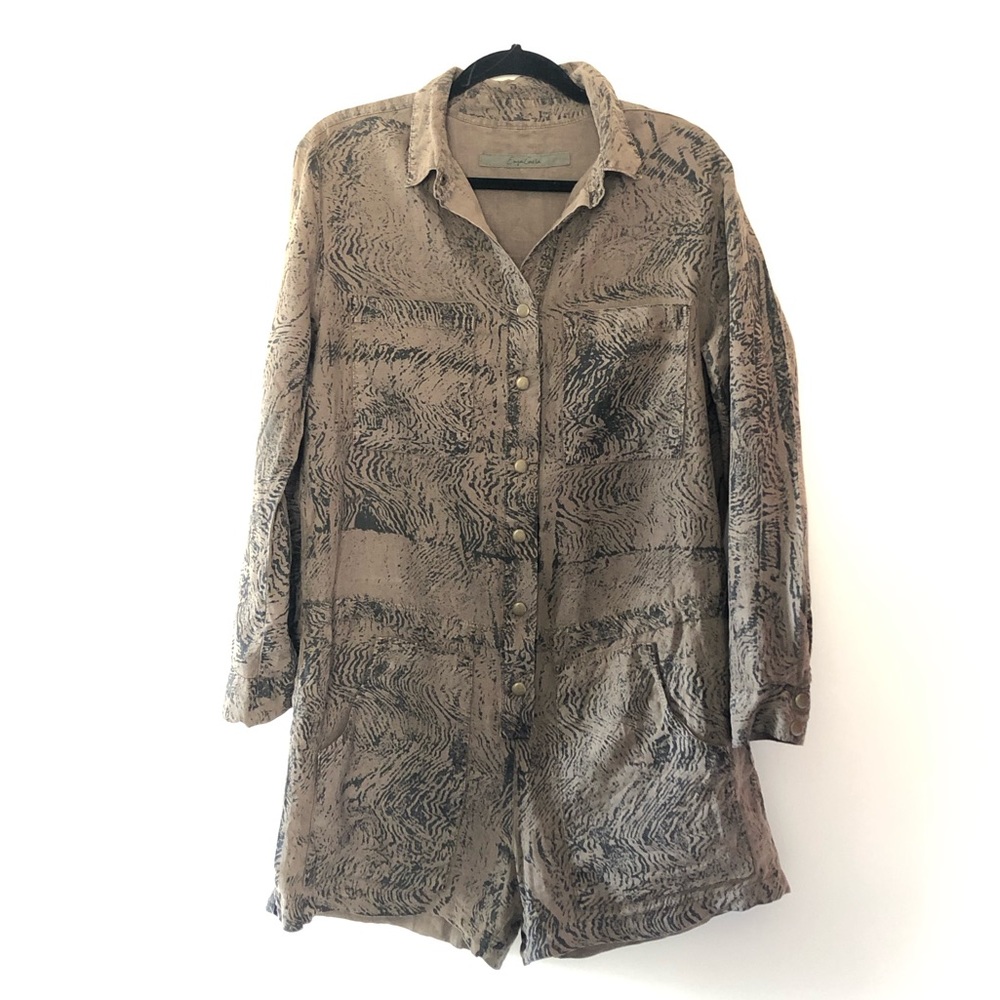 Enza Costa Adorable Linen Romper M